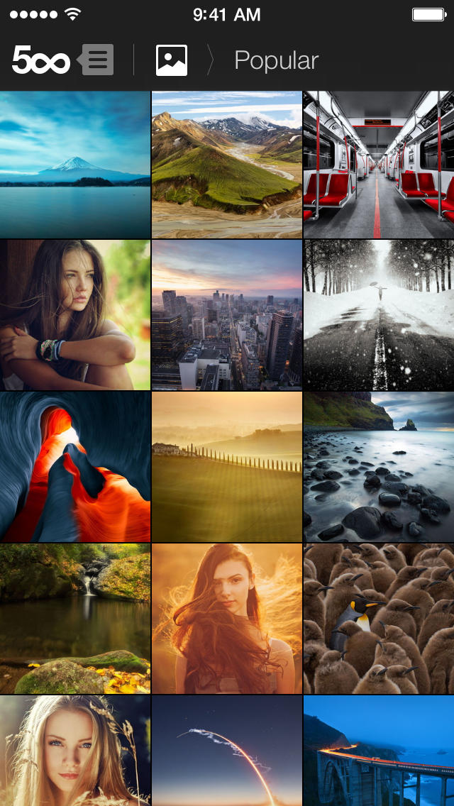 500px App Gets New Animated Login and Tour, Full iOS 7 Support, Ability to Edit Photo Details