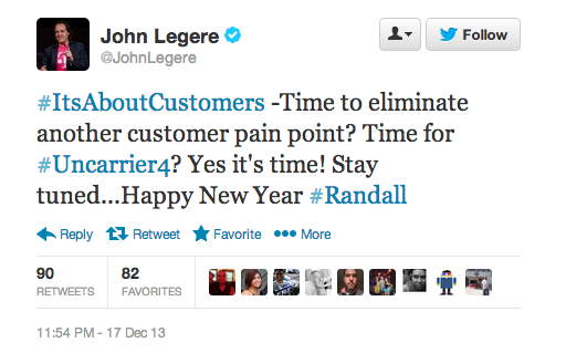 T-Mobile CEO Teases &#039;Uncarrier 4&#039; Event, Vows to Eliminate a Customer Pain Point