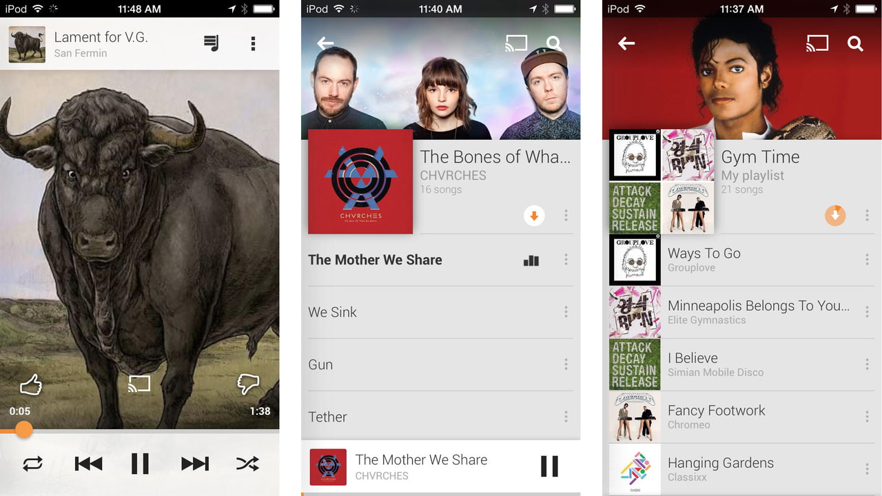 Google Play Music Gets Updated UI for iOS 7, Auto-Playlists, Genre ...