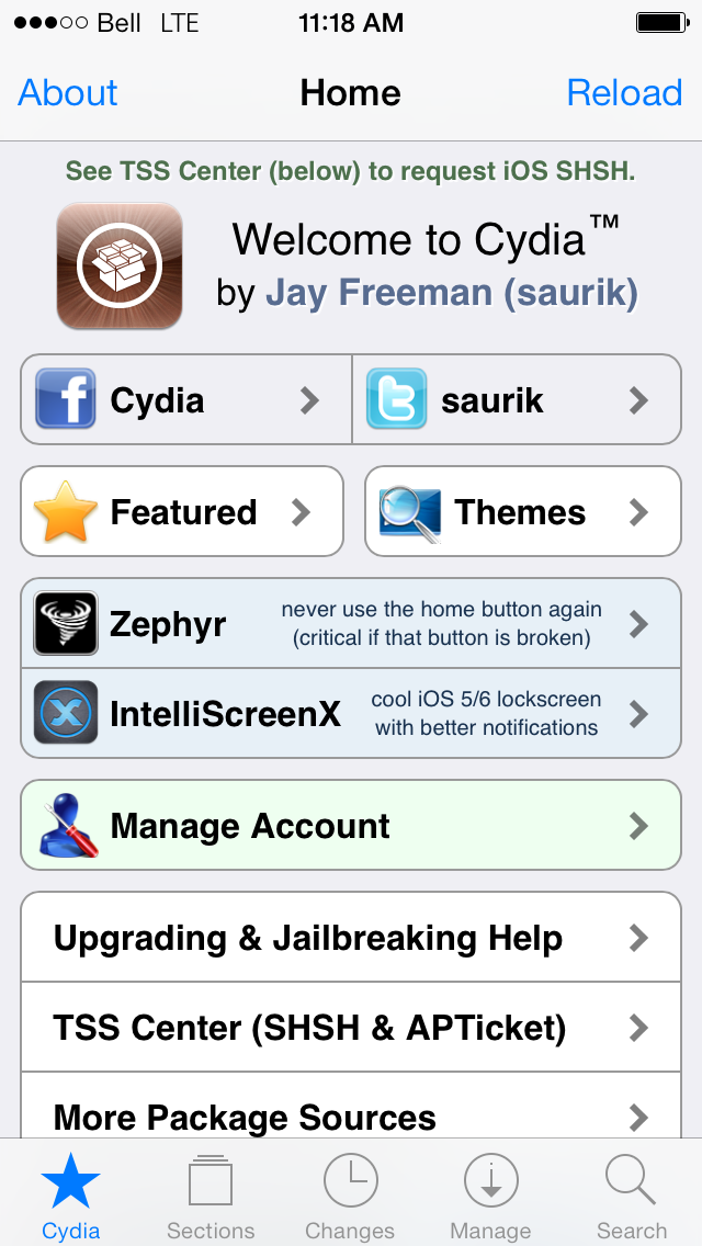 Cydia Has Been Updated With a New Design for iOS 7!