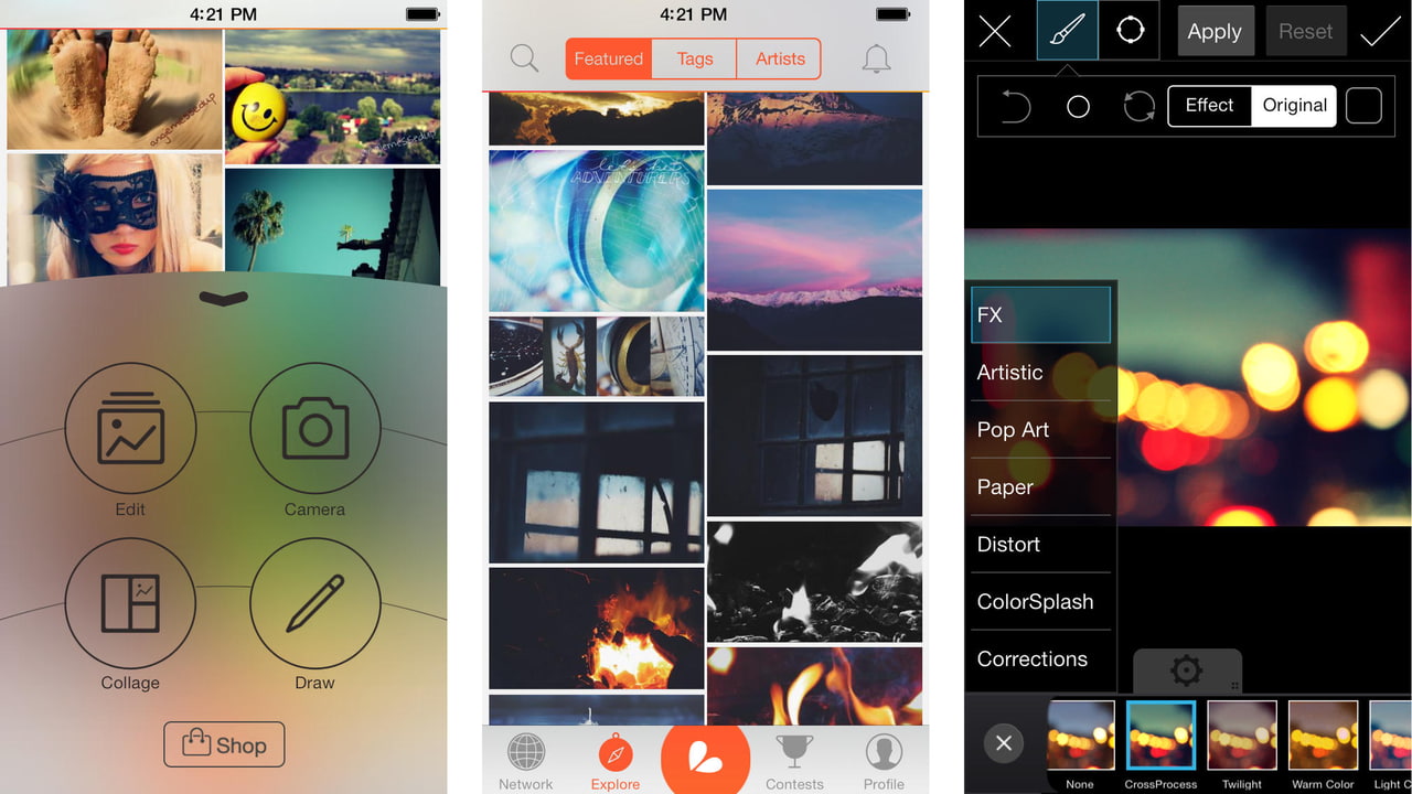 Picsart Photo Studio Gets A Full Redesign For Ios 7 Iclarified