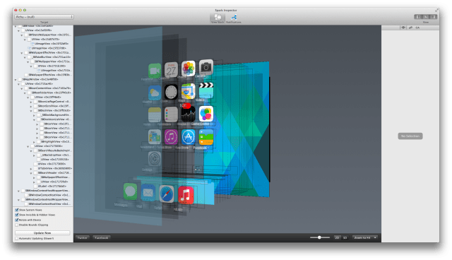 Check Out This Exploded View of the iOS 7 SpringBoard [Photo]