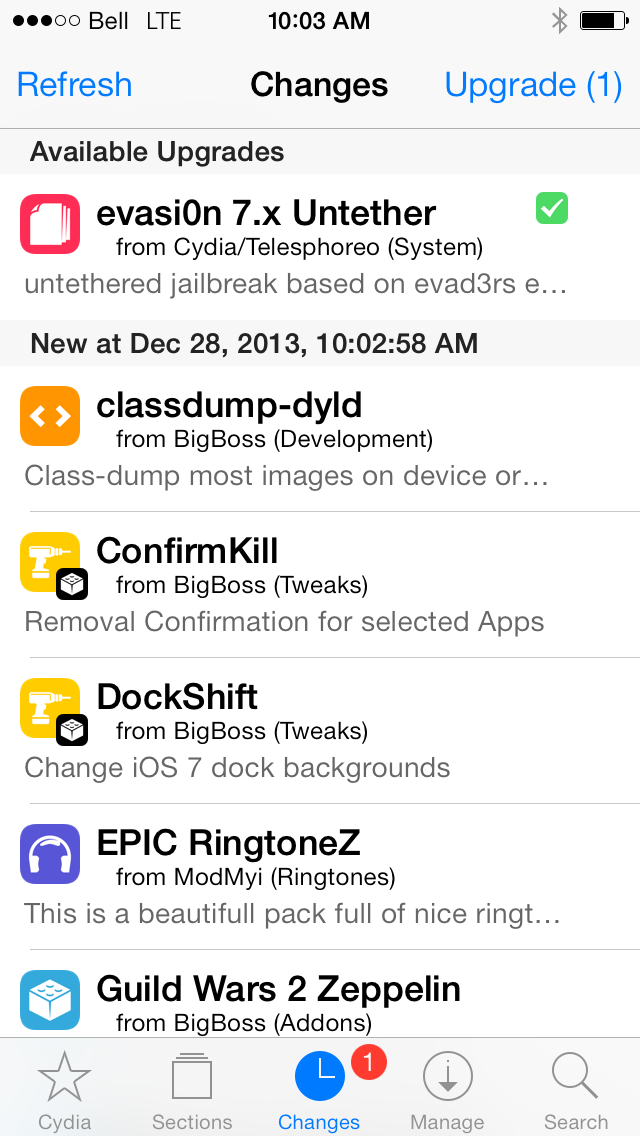 Evasi0n 7.x Untether 0.2 Released in Cydia