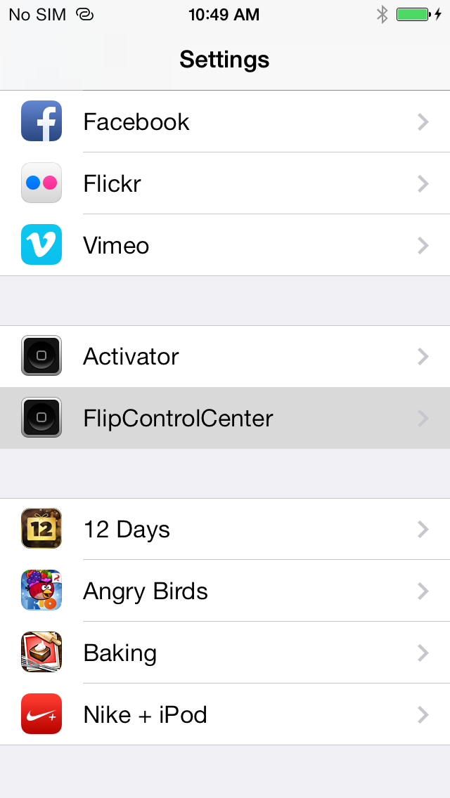 Ryan Petrich Releases Free Beta of FlipControlCenter Tweak