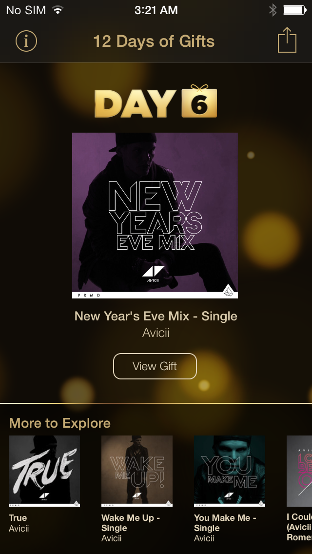 Apple&#039;s 12 Days of Gifts Day 6: Avicii&#039;s New Year&#039;s Eve Mix