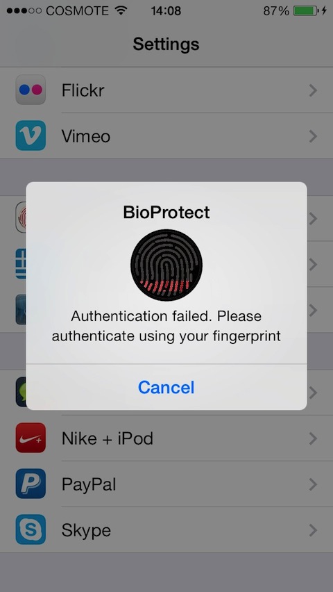 BioProtect Tweak Lets You Protect Your Apps With Touch ID