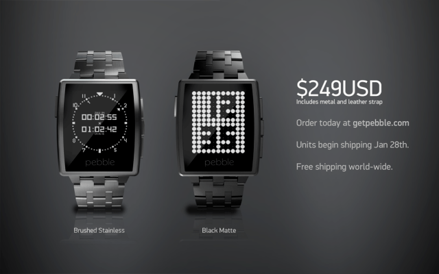 Pebble Reveals the Pebble Steel Smartwatch for $249