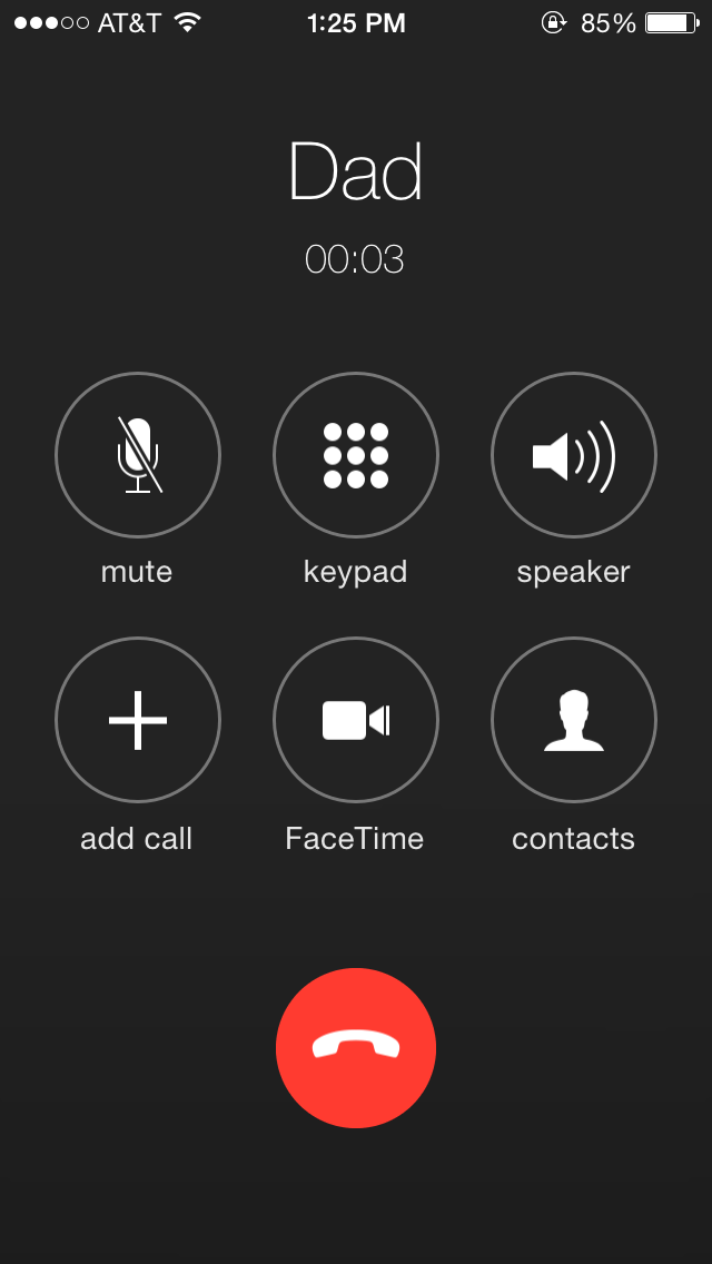 call screen iphone pizza guy