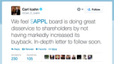 Carl Icahn: We Feel Apple's Board is Doing a Great Disservice to Shareholders