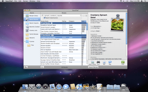 Acacia Tree Software Releases SousChef 1.2