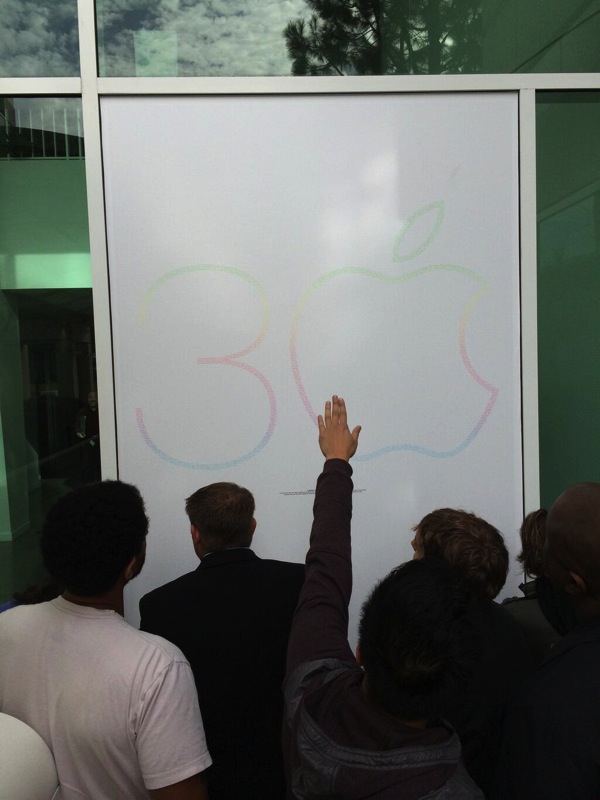 Apple Puts Up Giant Posters Listing Everyone Who Has Worked at the Company [Photos]