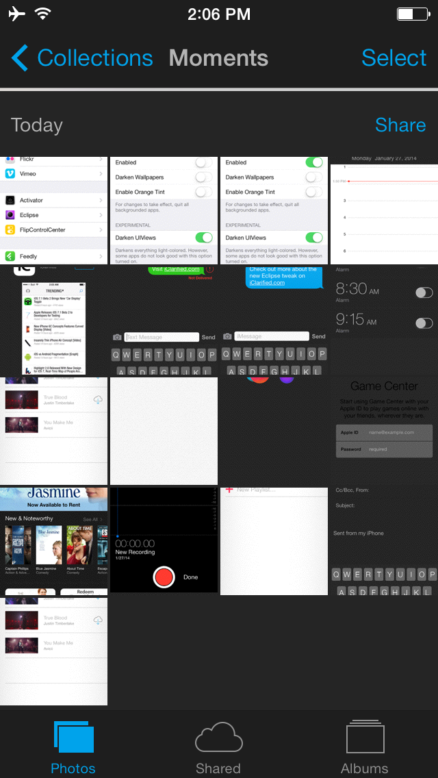 Eclipse Brings System-Wide Night Mode to iOS 7 [Images] 