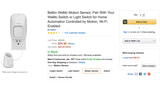Amazon Discounts Belkin WeMo Line of Switches, Sensors