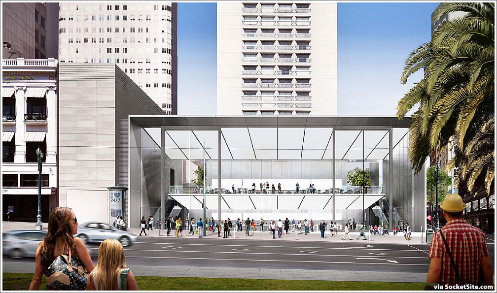New Renderings of Proposed San Francisco Apple Store Feature Massive Sliding Glass Doors [Images]