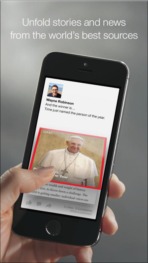 Facebook Releases New 'Paper' Newsreader App for iPhone [Download]
