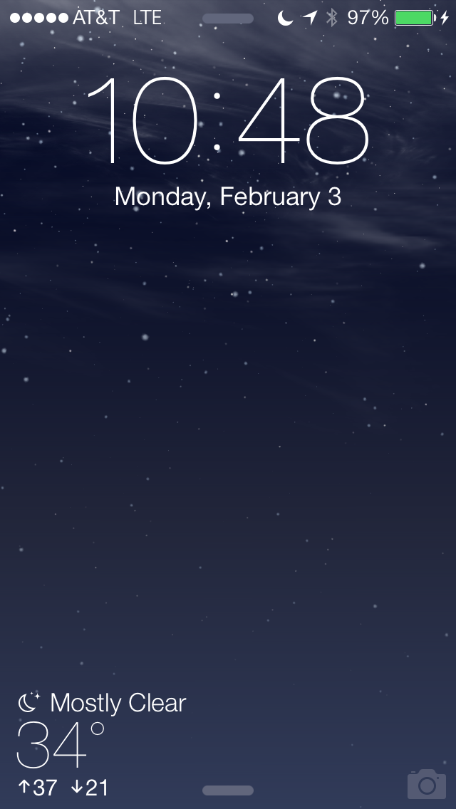 Forecast Lockscreen Weather Tweak Released for iOS 7