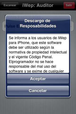 iWep Hacking Application for iPhone in Beta