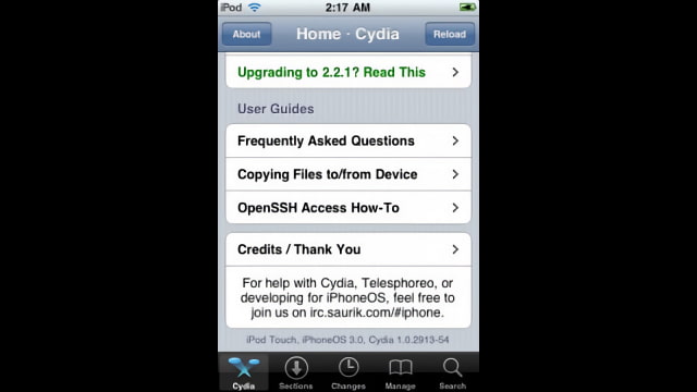 Unofficial Jailbreak for iPhone OS 3.0 Beta 5