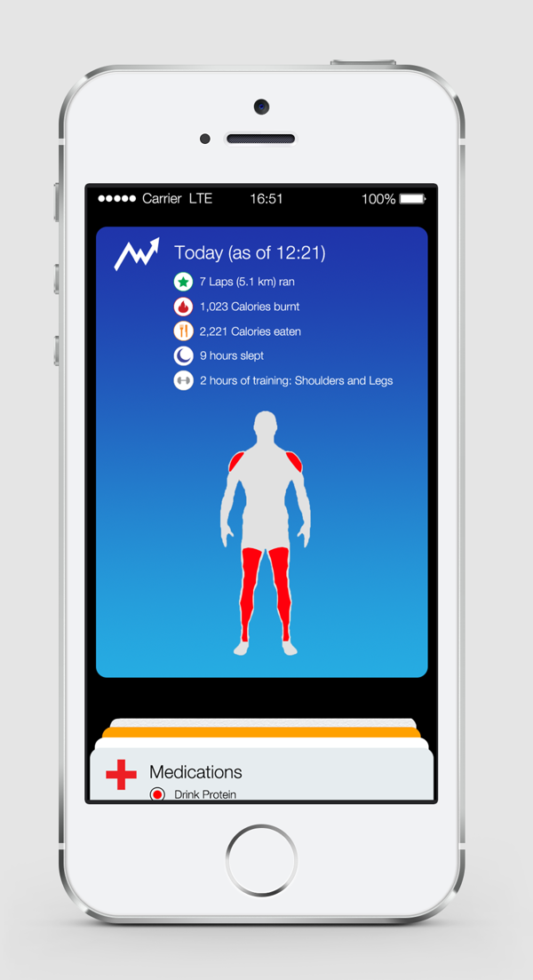 Mockups of the iOS 8 &#039;Healthbook&#039; App [Images]