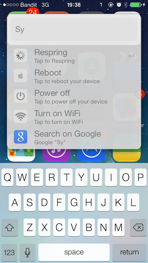 New Weasel Tweak is a System-Wide Search and Shortcut Utility for iOS 7