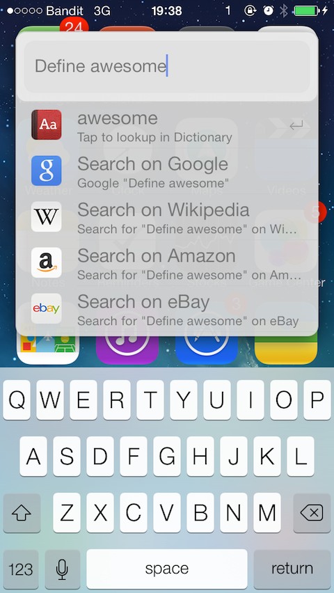 New Weasel Tweak is a System-Wide Search and Shortcut Utility for iOS 7