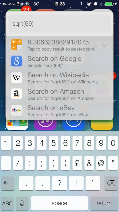 New Weasel Tweak is a System-Wide Search and Shortcut Utility for iOS 7