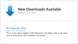 Apple Seeds New Build of OS X Mavericks 10.9.2 to Developers