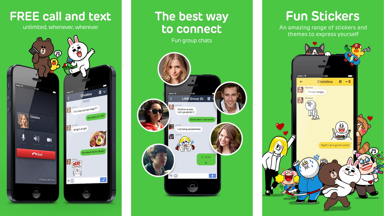 LINE Messaging App Gets Flat Design, Theme Shop, Improved Voice Call ...