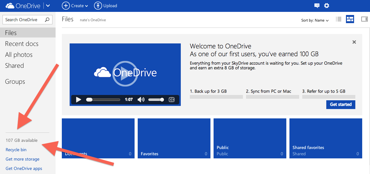 how to use onedrive cloud