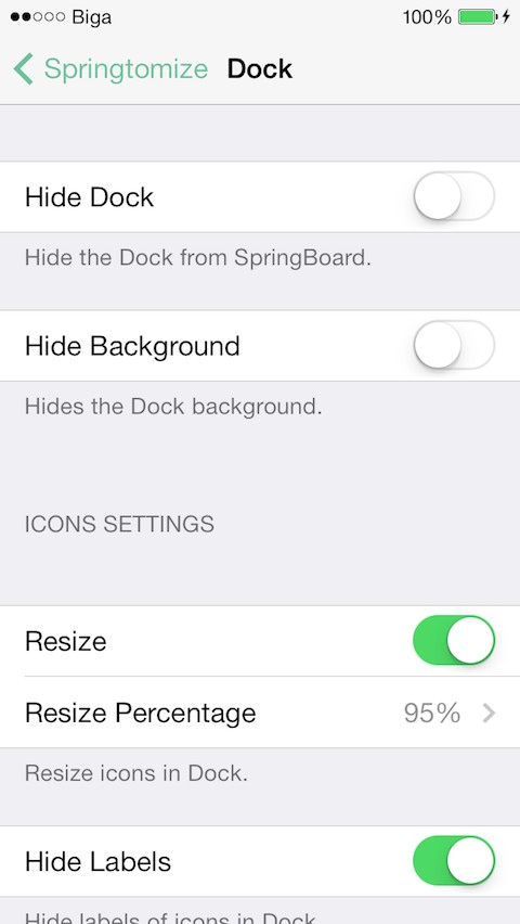 Springtomize 3 Tweak Gets Lock Animations, Scroll Animations, Icon Label Customization, More