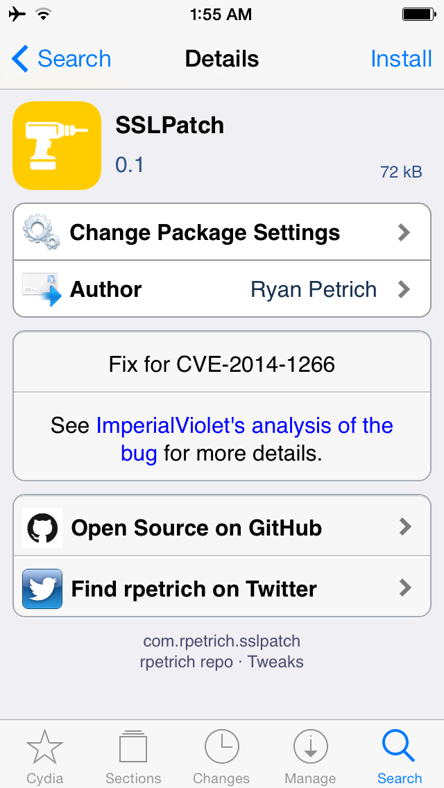 Ryan Petrich Releases Patch to Fix SSL Vulnerability in iOS