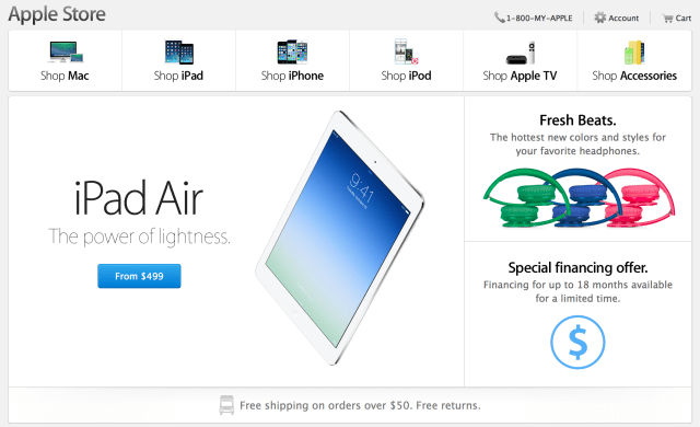 Apple Adds &#039;Shop Accessories&#039; Section to the Online Apple Store