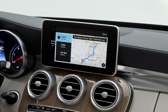 Mercedes-Benz Premieres Apple CarPlay in the New C-Class [Photo Gallery]