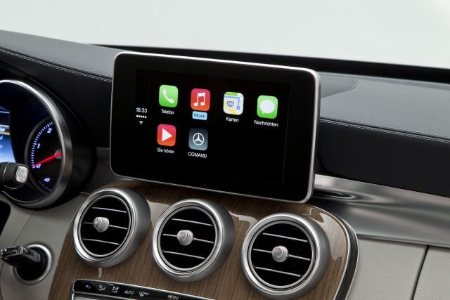 Mercedes-Benz Premieres Apple CarPlay in the New C-Class [Photo Gallery]