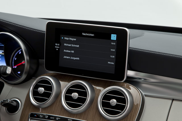 Mercedes-Benz Premieres Apple CarPlay in the New C-Class [Photo Gallery]