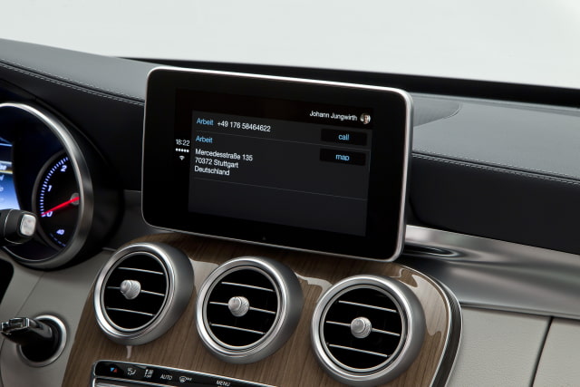 Mercedes-Benz Premieres Apple CarPlay in the New C-Class [Photo Gallery]