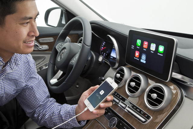 Mercedes-Benz Premieres Apple CarPlay in the New C-Class [Photo Gallery]