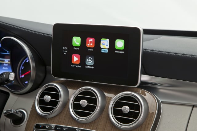 Mercedes-Benz Premieres Apple CarPlay in the New C-Class [Photo Gallery]