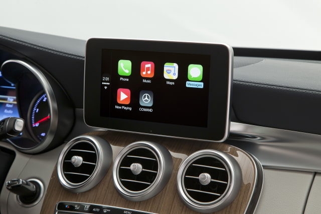 Mercedes-Benz Premieres Apple CarPlay in the New C-Class [Photo Gallery]