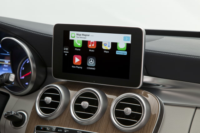 Mercedes-Benz Premieres Apple CarPlay in the New C-Class [Photo Gallery]