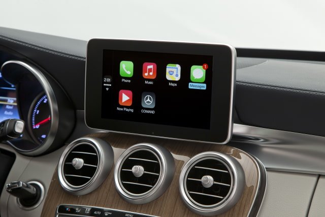 Mercedes-Benz Premieres Apple CarPlay in the New C-Class [Photo Gallery]