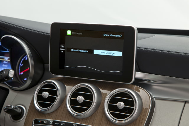 Mercedes-Benz Premieres Apple CarPlay in the New C-Class [Photo Gallery]