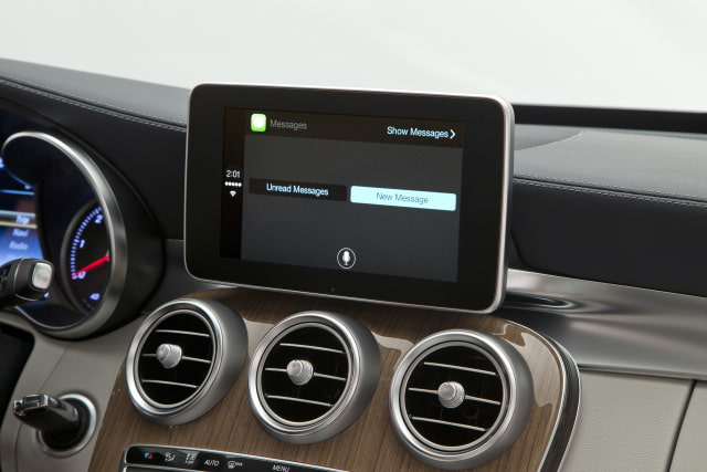 Mercedes-Benz Premieres Apple CarPlay in the New C-Class [Photo Gallery]