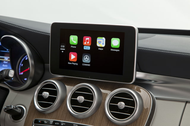 Mercedes-Benz Premieres Apple CarPlay in the New C-Class [Photo Gallery]