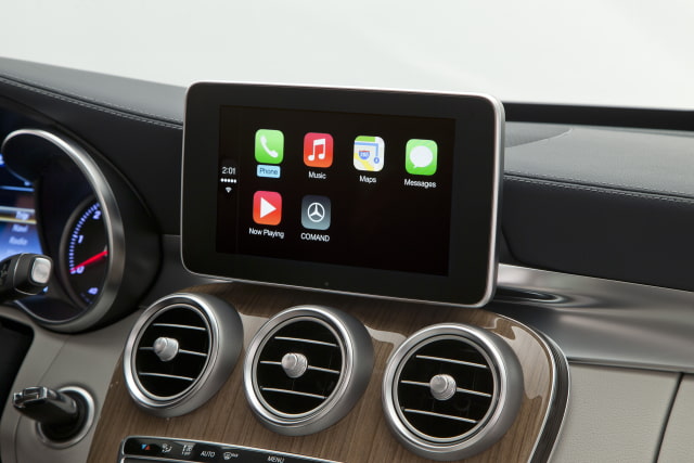 Mercedes-Benz Premieres Apple CarPlay in the New C-Class [Photo Gallery]