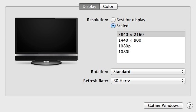 OS X Mavericks 10.9.3 Beta Brings Support for Pixel-Doubled Retina Resolution on 4K Monitors