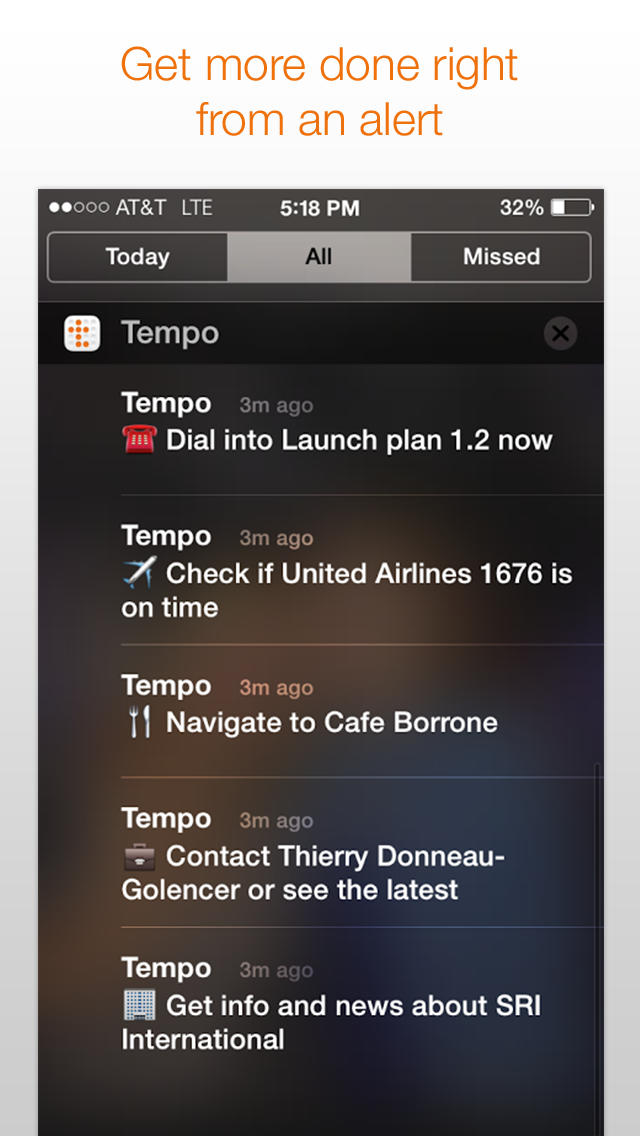 Tempo Smart Calendar App Gets More People Info, Ability to Set Time of Morning Alert, More