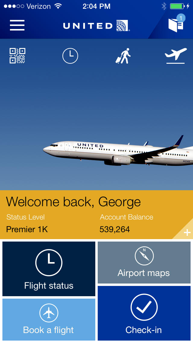 United Airlines to Stream Free In-Flight Movies &amp; TV to iOS Devices