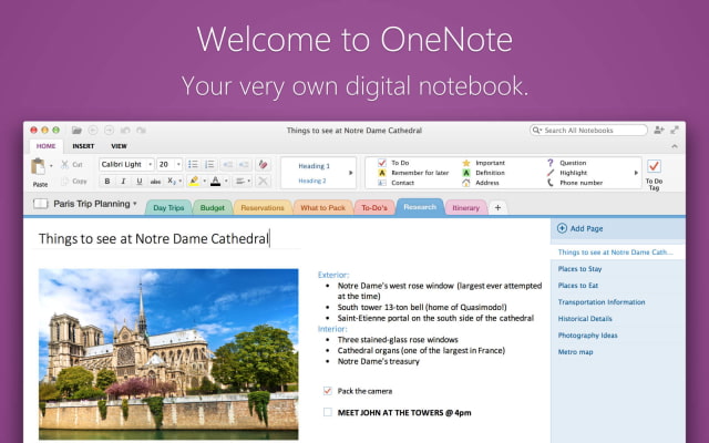 Microsoft Releases OneNote for Mac, Free for a Limited Time [Video]