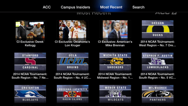 New ACC Sports Channel Launched on Apple TV